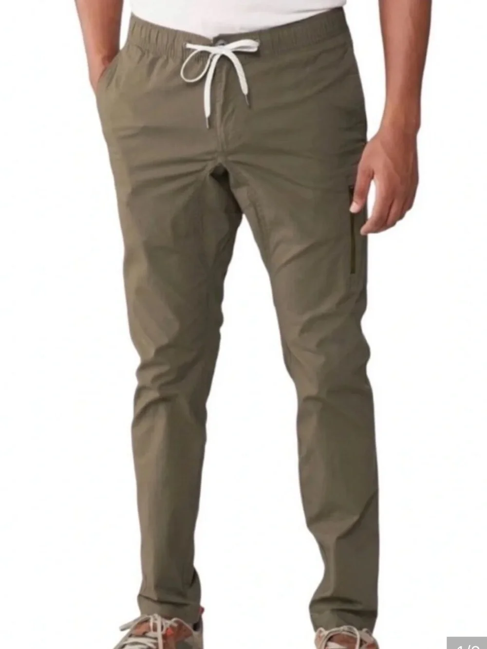Vuori FLAWED Men’s Ripstop Climber Pants Hiking Outdoors Olive Green Size Large